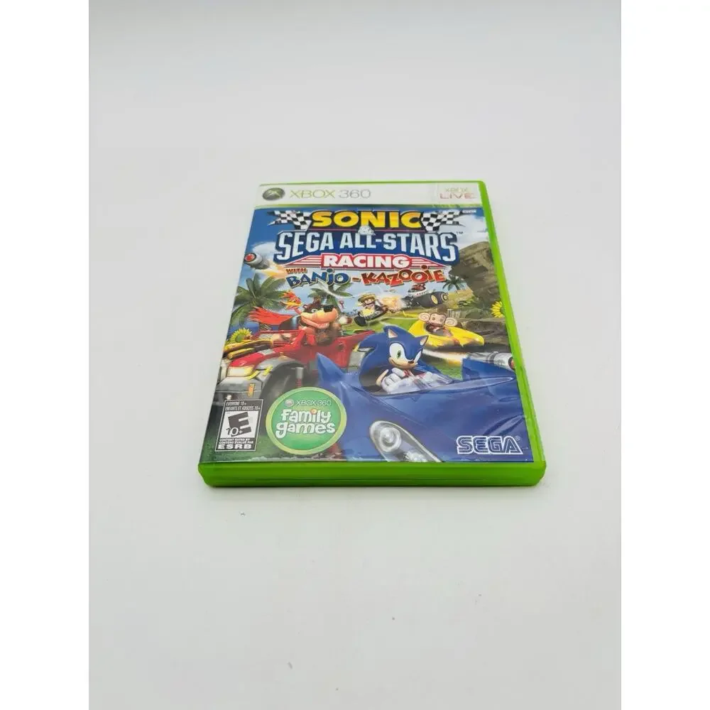 Sonic & Sega All-Stars Racing With Banjo-Kazooie Xbox 360 CIB Tested Works VG